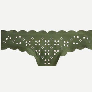 NEW J. Crew scalloped hipster bikini bottom medium